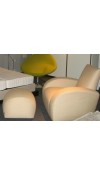 BUMBLE BEE ARMCHAIR WITH STOOL